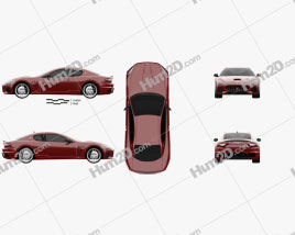 Maserati GranTurismo MC 2017 car clipart