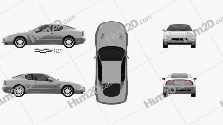 Maserati 3200 GT 1998 PNG Clipart