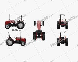 Massey-Ferguson 2625 2012 Tractor clipart