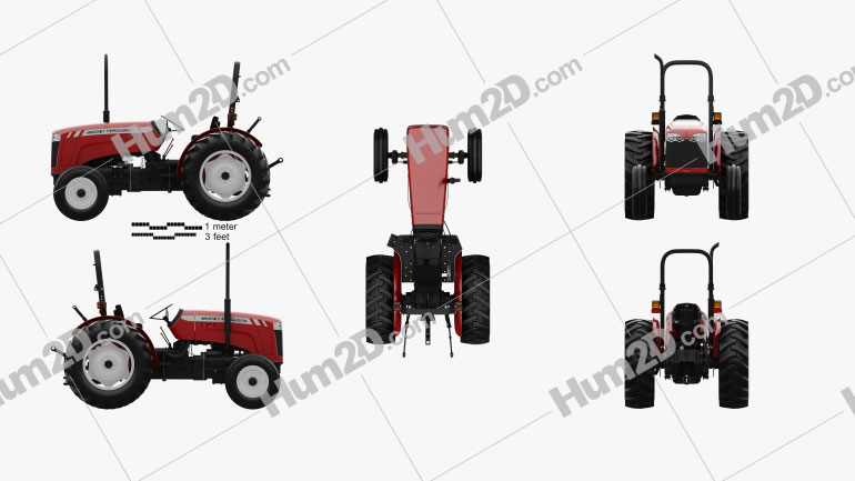 Massey-Ferguson 2625 2012 Traktor clipart