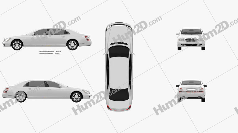 Maybach 62S 2011 PNG Clipart