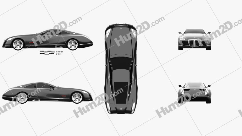 Maybach Exelero 2005 PNG Clipart