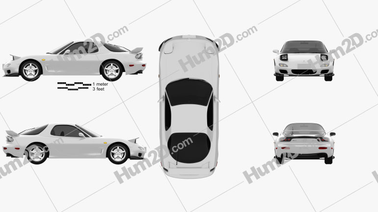 Mazda RX-7 1992-2002 PNG Clipart