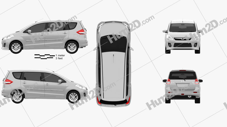 Mazda VX-1 2013 Clipart Bild