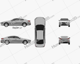 Mazda 6 GJ 2015 car clipart