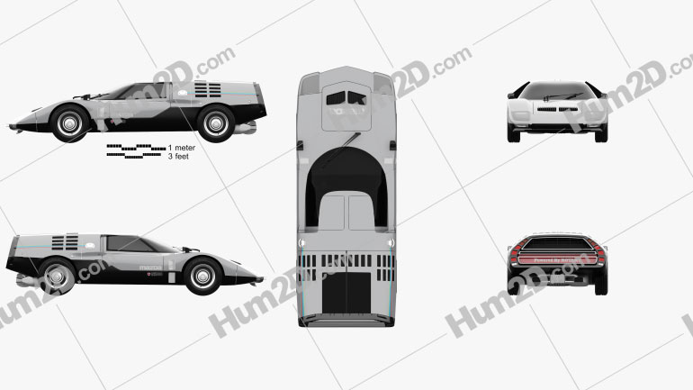 Mazda RX-500 1970 PNG Clipart