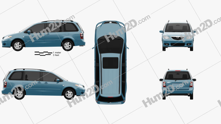 Mazda MPV (LW) 2002 Blueprint