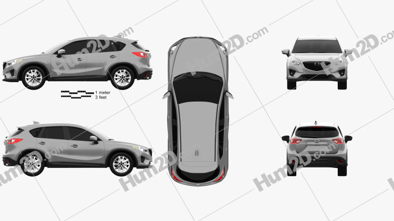 Mazda CX-5 US-Spez 2012 car clipart