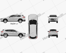 Mazda CX-8 2017 car clipart