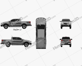 Mazda BT-50 Double Cab 2018 car clipart