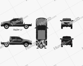 Mazda BT-50 Cabina dupla Chassis 2018 car clipart