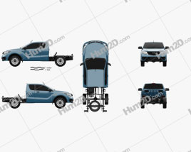 Mazda BT-50 Freestyle Cab Chassis 2018 car clipart