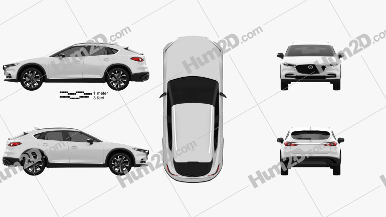 Mazda CX-4 2020 car clipart