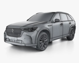 Mazda CX-90 US-spec 2024 car clipart