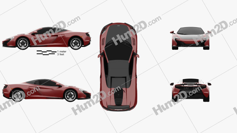 McLaren 650S Can-Am 2016 car clipart