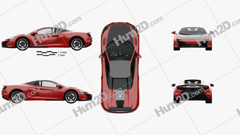 McLaren 650S Can-Am with HQ interior 2016 car clipart