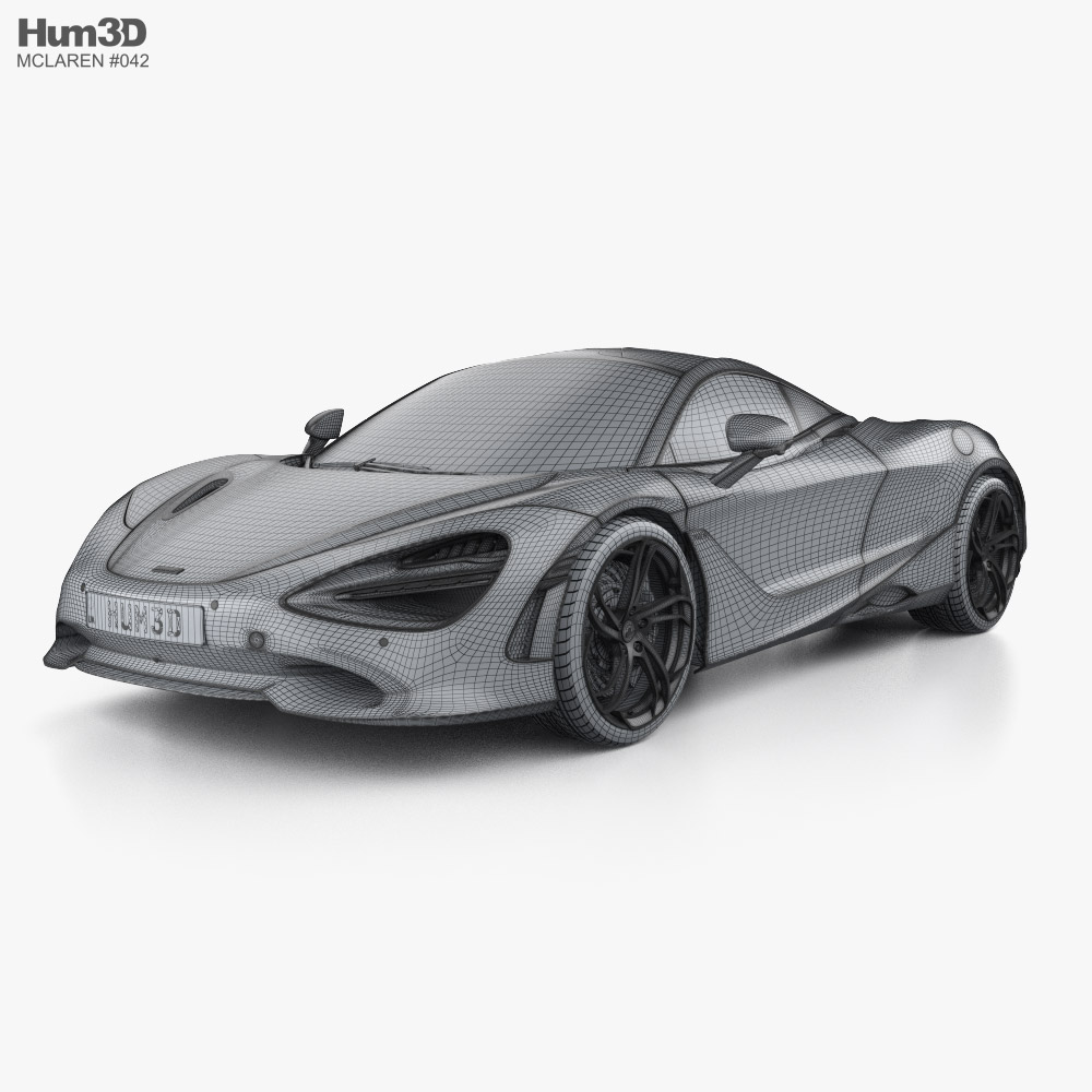 McLaren 750S coupe 2024 3D model