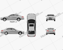 Mercedes-Benz E-Class 2010 car clipart