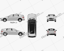 Mercedes-Benz R-Class 2011 car clipart