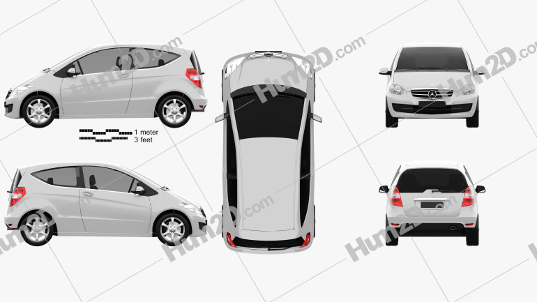 Mercedes-Benz A-Class W169 Coupe PNG Clipart