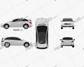 Mercedes-Benz R-Class (W251) 2006 car clipart