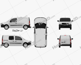 Mercedes-Benz Citan Panel Van 2012 clipart