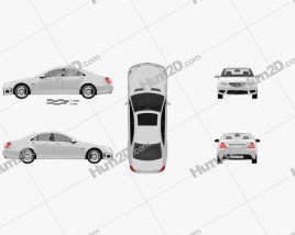 Mercedes-Benz S-class 65 AMG 2012 car clipart