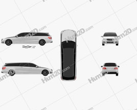 Mercedes-Benz E-Class Binz Xtend 2012 car clipart