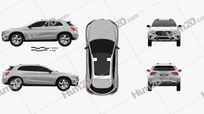 Mercedes-Benz GLA-class concept 2013 Blueprint