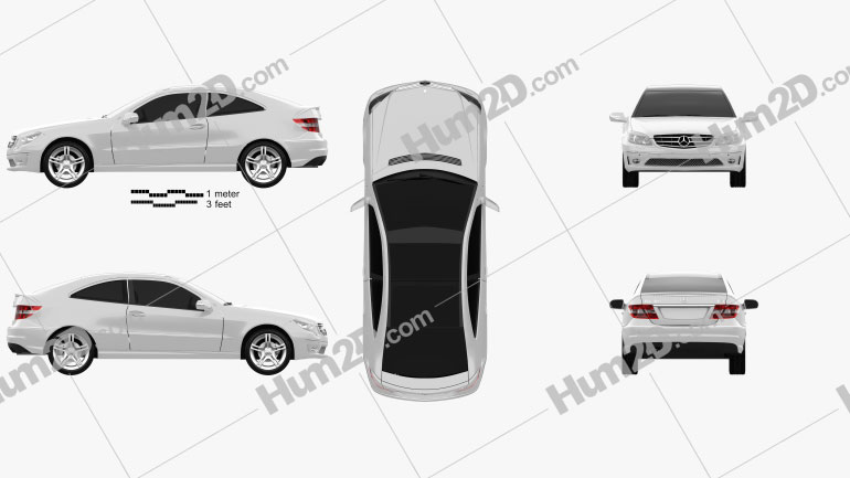 Mercedes-Benz CLC-Class (CL203) 2008 car clipart