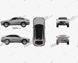 Mercedes-Benz Coupe SUV 2014 car clipart