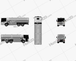 Mercedes-Benz Econic Tankwagen 2013 clipart