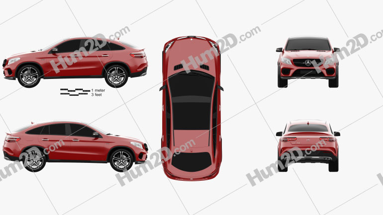 Mercedes-Benz GLE-Class AMG Line coupe 2014 PNG Clipart