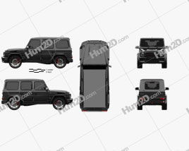 Mercedes-Benz G-Class G800 Brabus Widestar 2013 car clipart