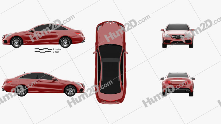Mercedes-Benz E-Class Coupe AMG Sports Package 2014 PNG Clipart