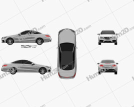 Mercedes-Benz E-Class Convertible AMG Sports Package 2014 car clipart