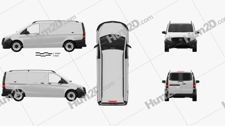 Mercedes-Benz Metris Panel Van with HQ interior 2014 clipart