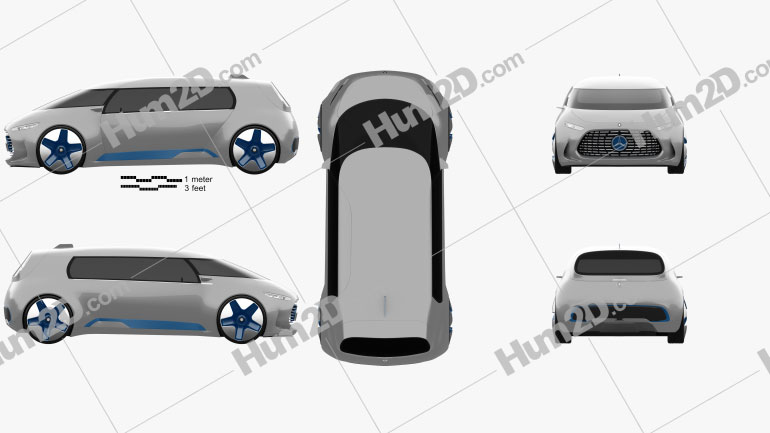 Mercedes-Benz Vision Tokyo 2015 car clipart