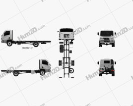 Mercedes-Benz Accelo Chassis Truck 2011 clipart