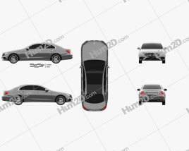 Mercedes-Benz E-class (W213) AMG Line 2016 car clipart