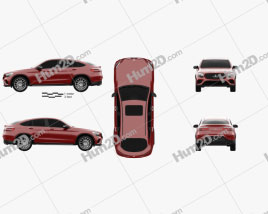 Mercedes-Benz GLC-Klasse (C253) Coupe AMG Line 2016 car clipart