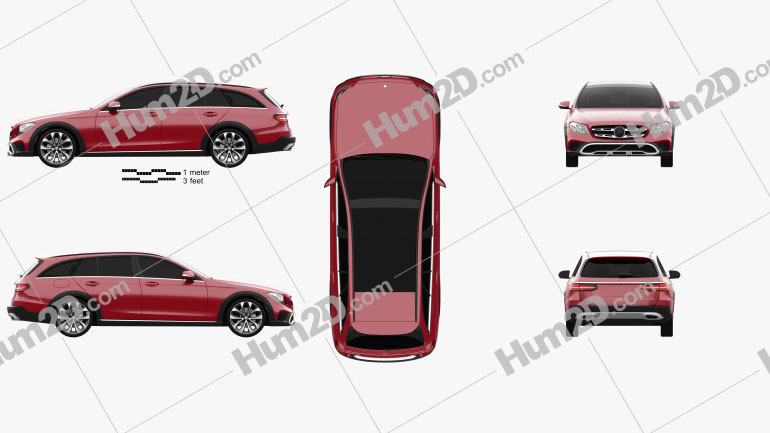 Mercedes-Benz E-Class (S213) All-Terrain 2016 car clipart