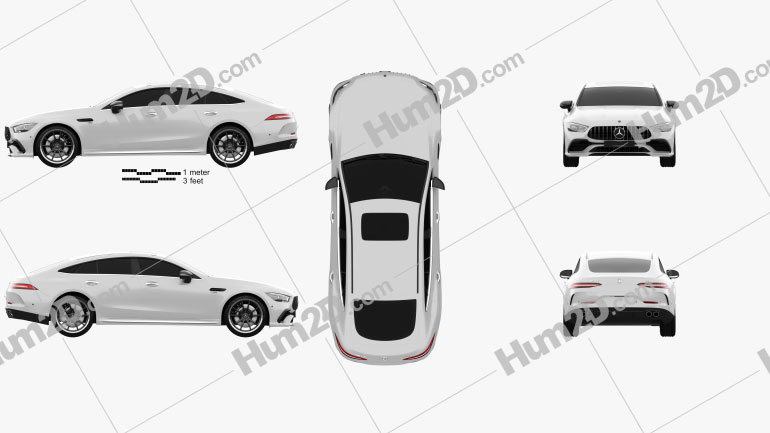 Mercedes-Benz AMG GT53 4-türig coupe 2019 PNG Clipart