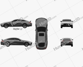 Mercedes-Benz AMG GT63 S 4-door coupe 2019 car clipart