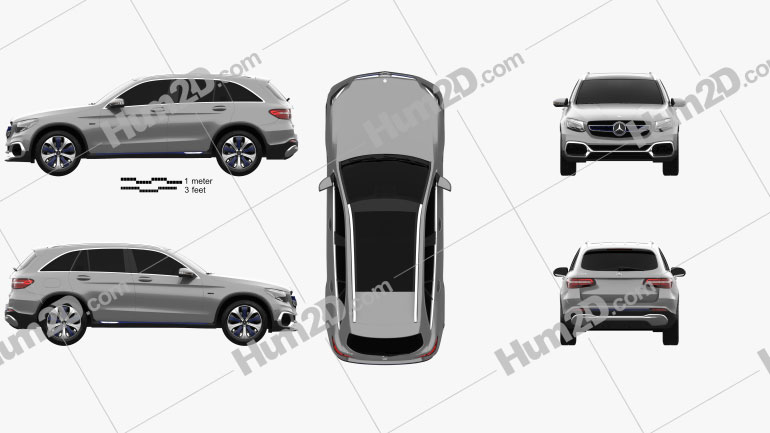 Mercedes-Benz GLC-class F-Cell 2019 car clipart