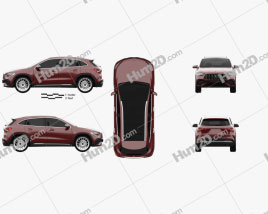 Mercedes-Benz GLA-Klasse AMG 2020 car clipart