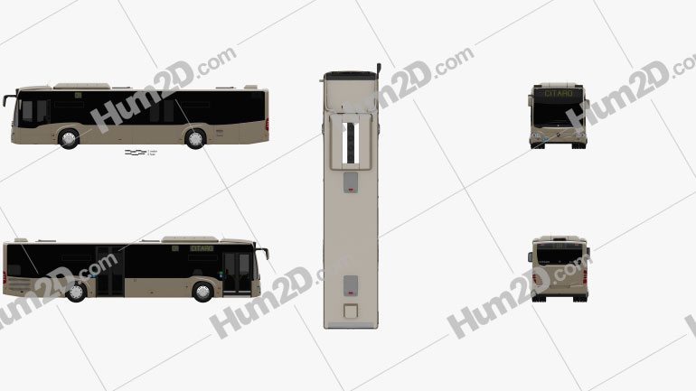 Mercedes-Benz Citaro 2 (O530) Turen Bus 2011 clipart