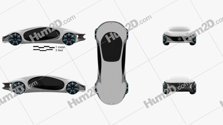 Mercedes-Benz Vision AVTR 2020 Blueprint