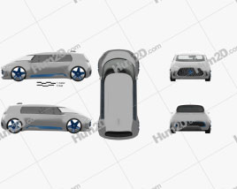 Mercedes-Benz Vision Tokyo mit HD Innenraum 2015 clipart