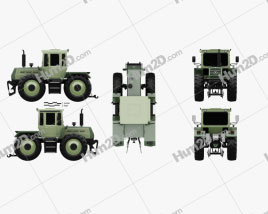 Mercedes-Benz Trac 1500 1981 Traktor clipart